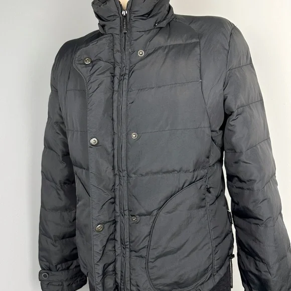 Calvin Klein Women's Long Sleeve Duck Down Quilted Puffer Jacket Black Size M - Picture 6 of 11